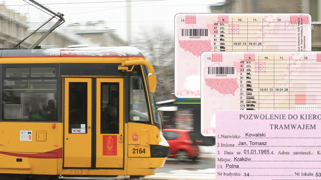 Materiał do pytania: Jaki dokument uprawnia do kierowania tramwajem?