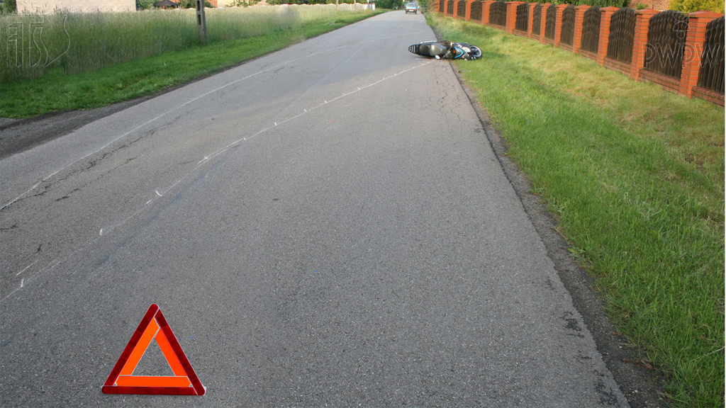 Materiał do pytania: Kierując motocyklem, uczestniczysz w wypadku drogowym, w którym jest ranny. Czy obowiązuje Cię zakaz usuwania pojazdu z miejsca wypadku?